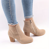 Cleopatra – Botine cu fermoar lateral