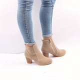 Cleopatra – Botine cu fermoar lateral