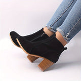 Cleopatra – Botine cu fermoar lateral