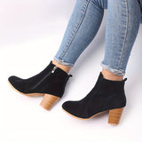 Cleopatra – Botine cu fermoar lateral