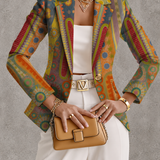 Cleopatra – Blazer cu imprimeu medalion