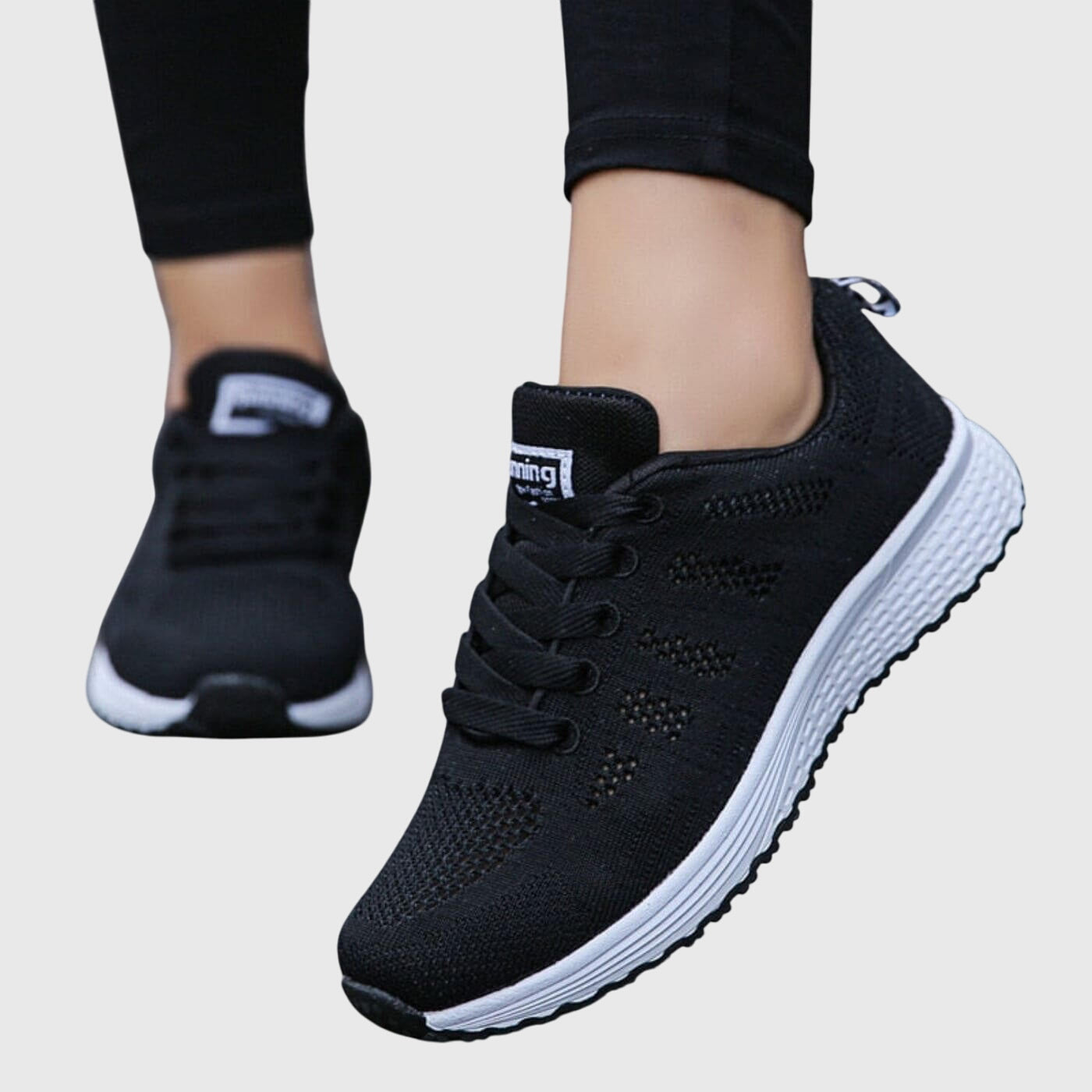 Stana – Sneakers din plasă tricotată