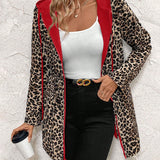 Corina – Geacă reversibilă cu leopard
