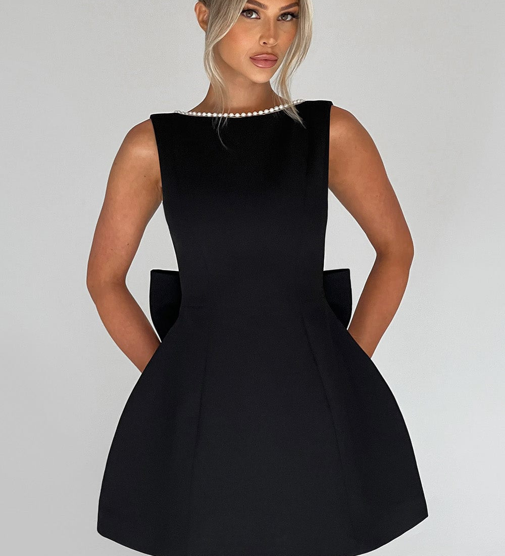 Daniela – Rochie mini cu fundă
