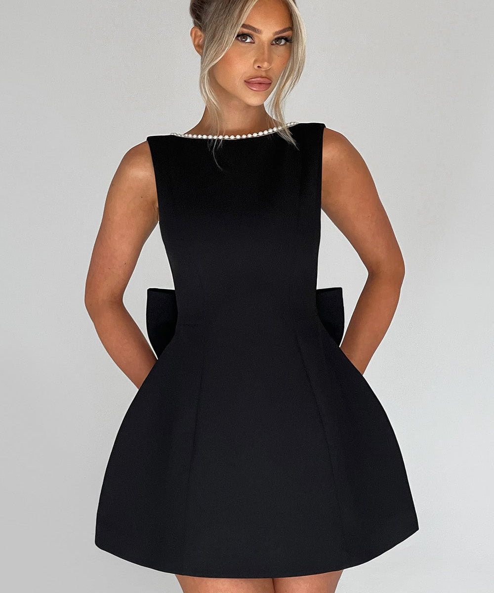 Daniela – Rochie mini cu fundă