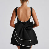 Daniela – Rochie mini cu fundă