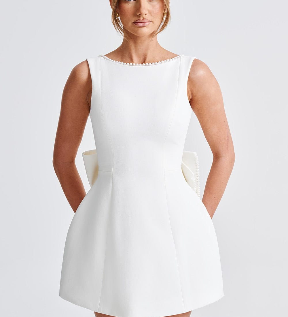 Daniela – Rochie mini cu fundă