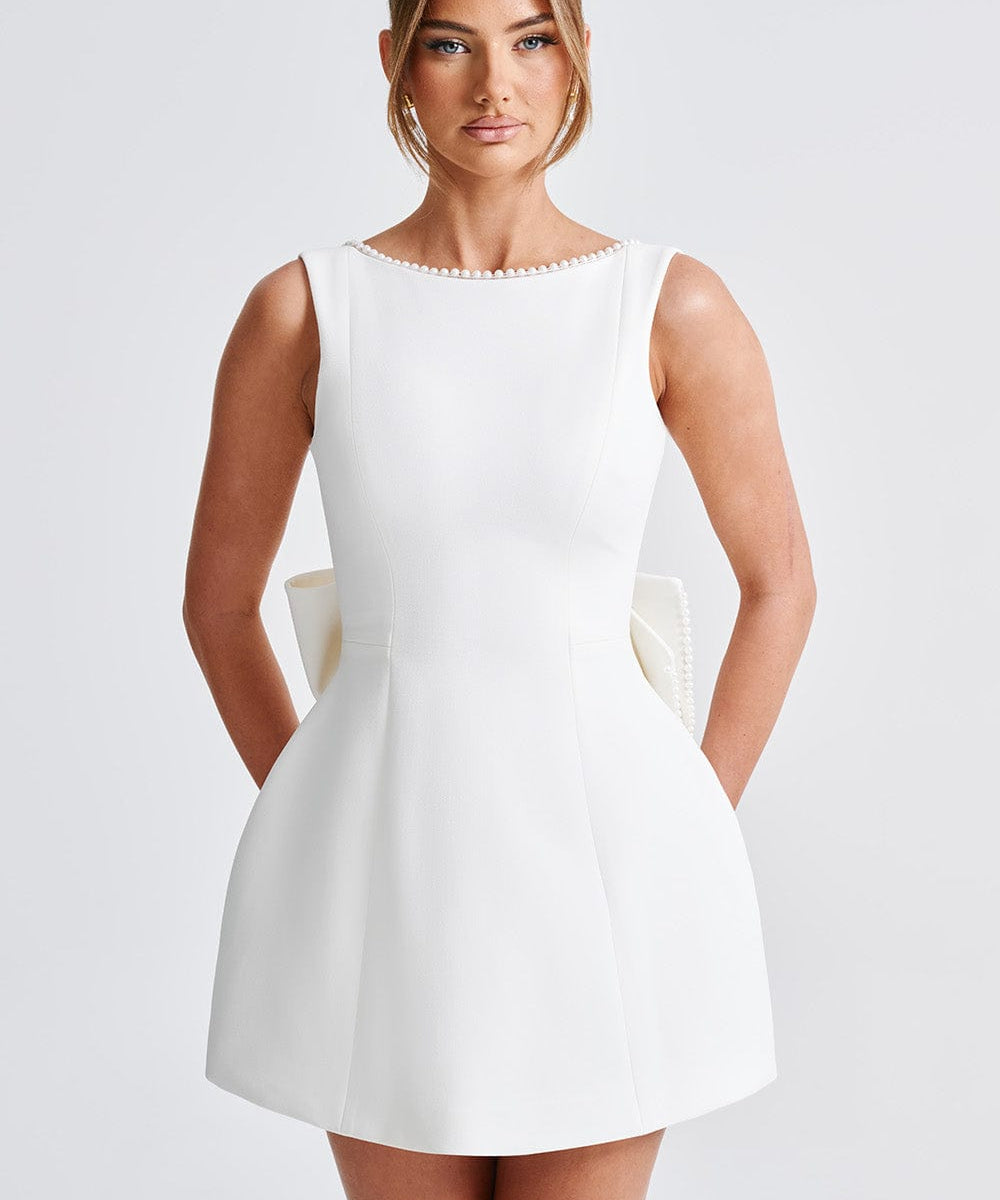Daniela – Rochie mini cu fundă