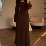 Emilia – Rochie maxi din jacard