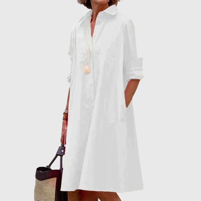 Valerica – Rochie cămașă cu buzunare