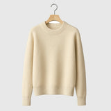 Agnes – Pulover clasic cu guler rotund