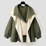 Petronela – Geacă oversized cu revere duble