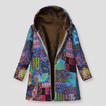 Isabela – Geacă patchwork cu glugă