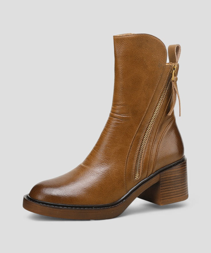 Rebeca – Botine cu fermoar lateral