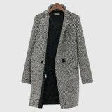 Letiția – Palton cu model tweed
