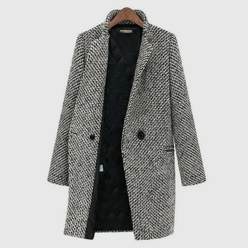 Letiția – Palton cu model tweed