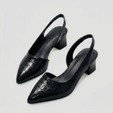 Izabela – Pantofi slingback cu vârf ascuțit