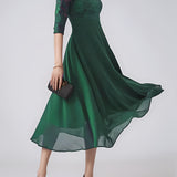Dorina – Rochie midi cu dantelă