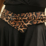 Ileana – Curea lată cu imprimeu leopard