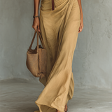 Claudia – Rochie maxi tip cămașă