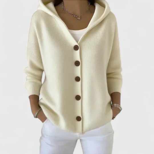 Angelica – Cardigan tricotat cu glugă