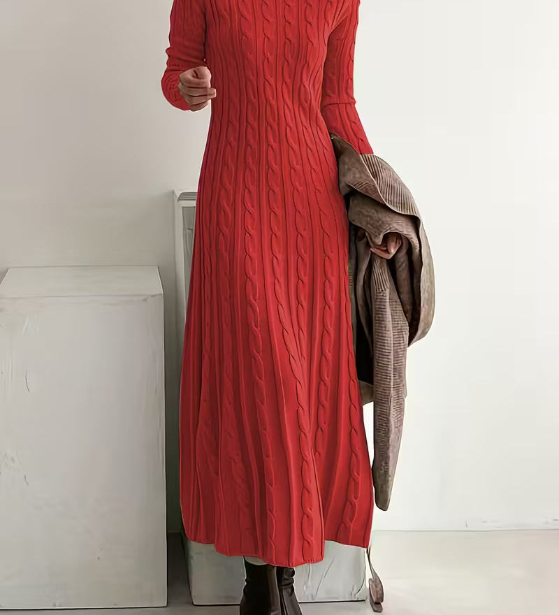 Stanca – Rochie lungă cu torsade
