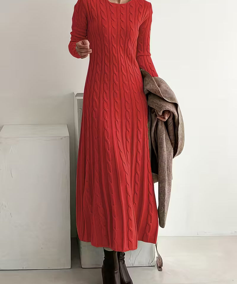 Stanca – Rochie lungă cu torsade