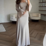 Emilia – Rochie maxi din jacard