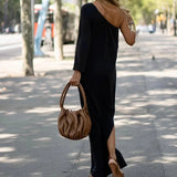 Claudia – Rochie lungă pe un umăr