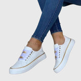 Silvia – Sneakers cu lanț auriu