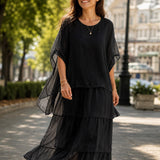 Sorina – Rochie vaporoasă cu volane