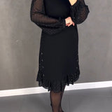 Cleopatra – Rochie cu mâneci transparente