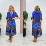 Augustina – Rochie din voal cu volan