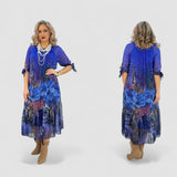Augustina – Rochie din voal cu volan
