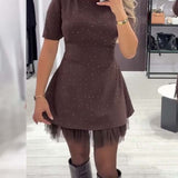Liviana – Rochie scurtă cu tul