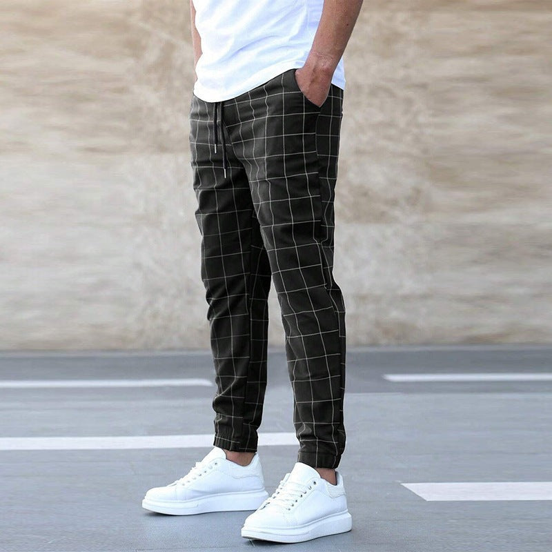 Petru – Pantaloni jogger în carouri