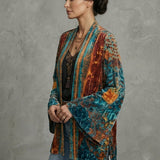 Luiza – Jachetă kimono cu motive boho
