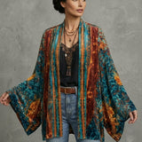 Luiza – Jachetă kimono cu motive boho