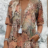 Sabina – Rochie florală cu buzunare