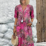 Sabina – Rochie florală cu buzunare