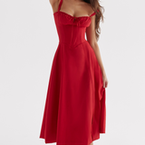 Monica – Rochie midi cu corset