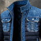 Sebastian – Geacă matlasată cu denim