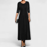Corina – Rochie lungă din catifea