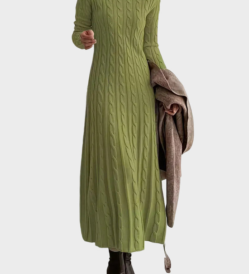 Felicia – Rochie midi cu model împletit