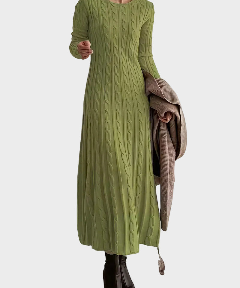 Felicia – Rochie midi cu model împletit