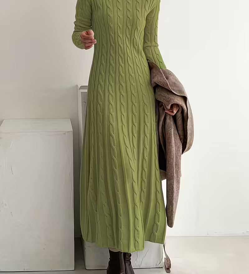 Stanca – Rochie lungă cu torsade