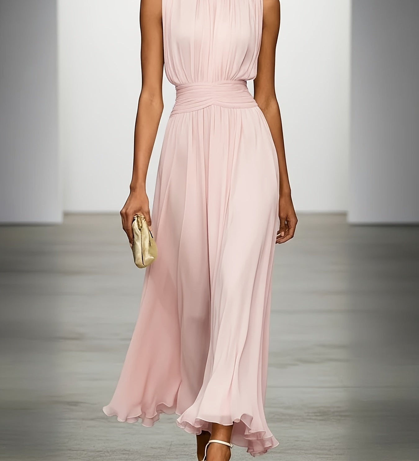 Vera – Rochie maxi fără mâneci