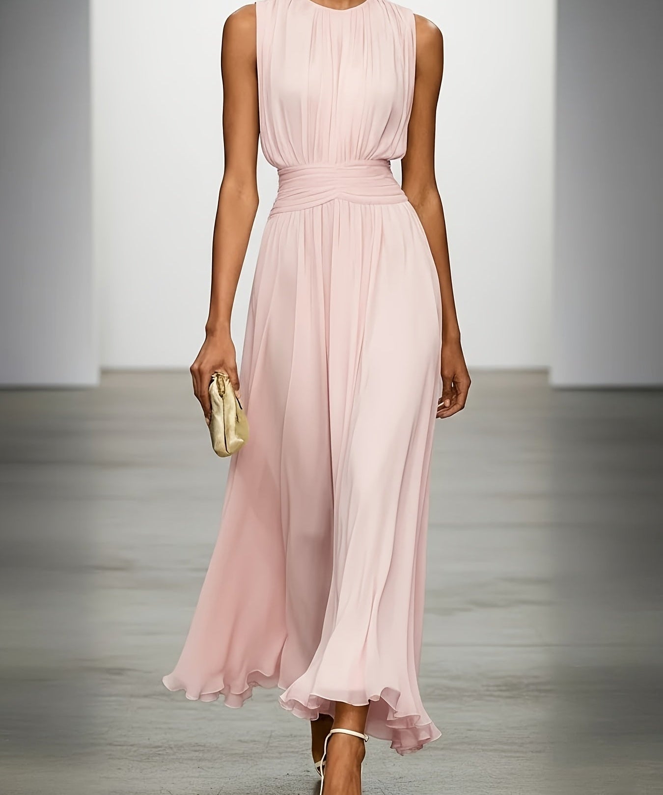 Vera – Rochie maxi fără mâneci