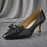 Stana – Pantofi brogue cu fundă