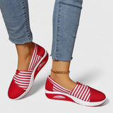 Anișoara – Pantofi slip-on cu dungi
